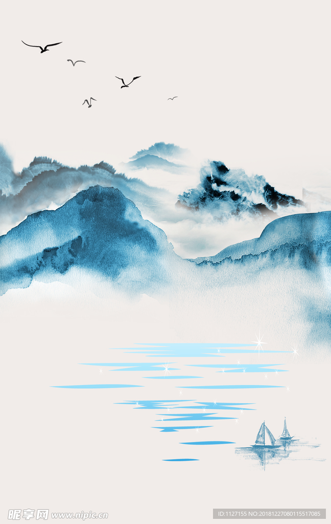 水墨山水风景