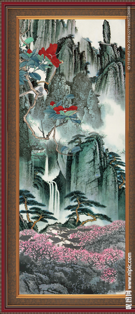 办公室国画 山水国画 山水画