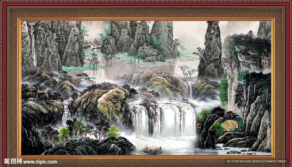 国画泰山