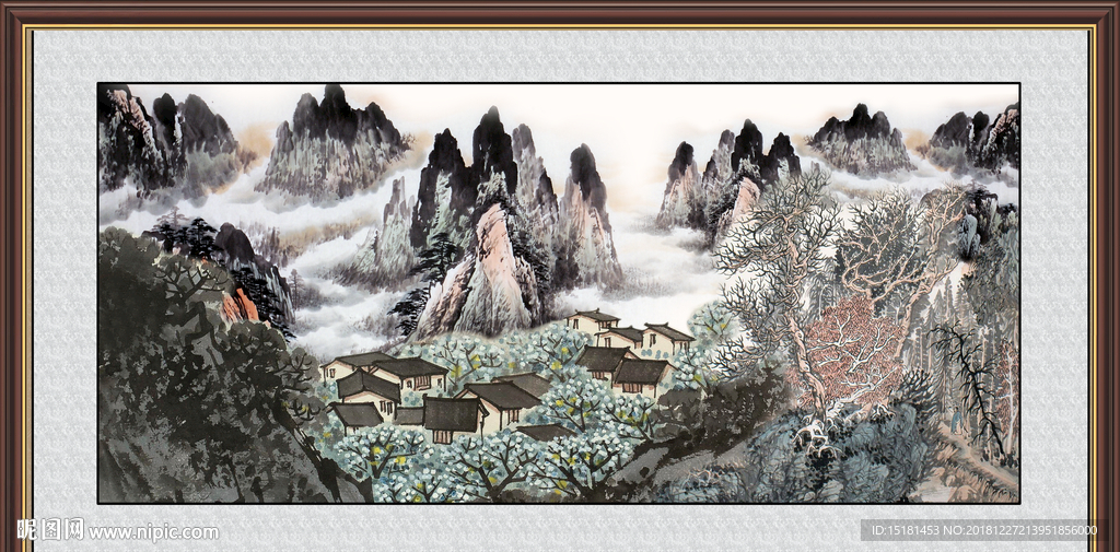 国画山水