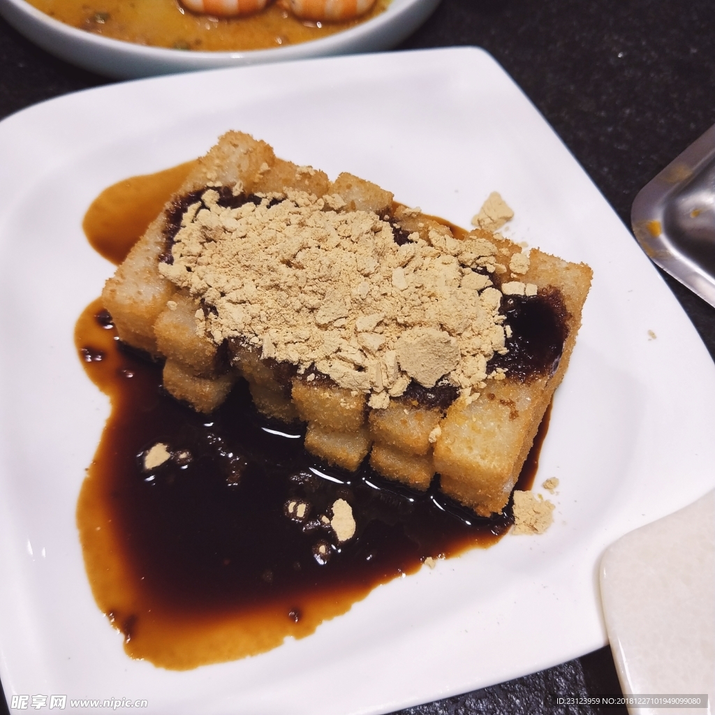 甜点甜品驴打滚炸糕