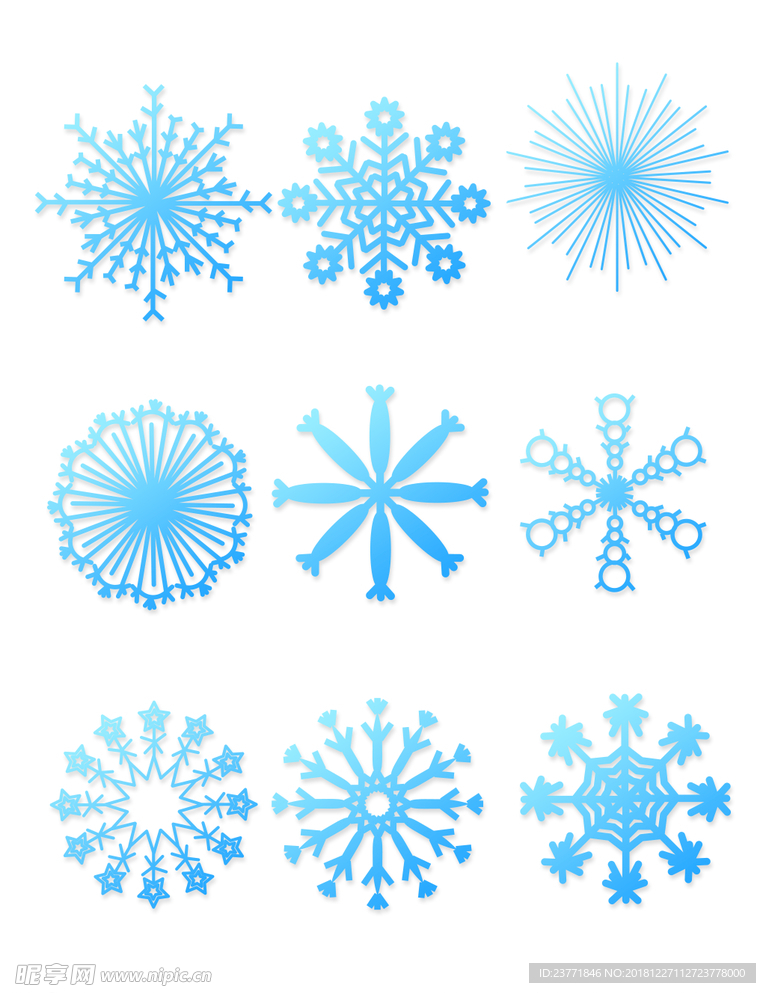 雪花素材