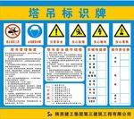 塔吊标识牌