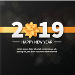 2019新年 海报设计 猪年