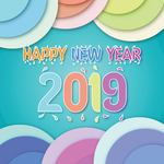 2019新年 海报设计 猪年