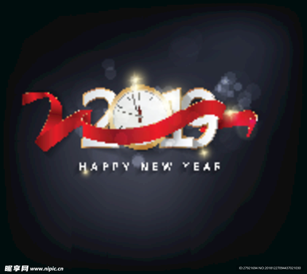 2019新年 海报设计 猪年