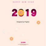 2019新年 海报设计 猪年