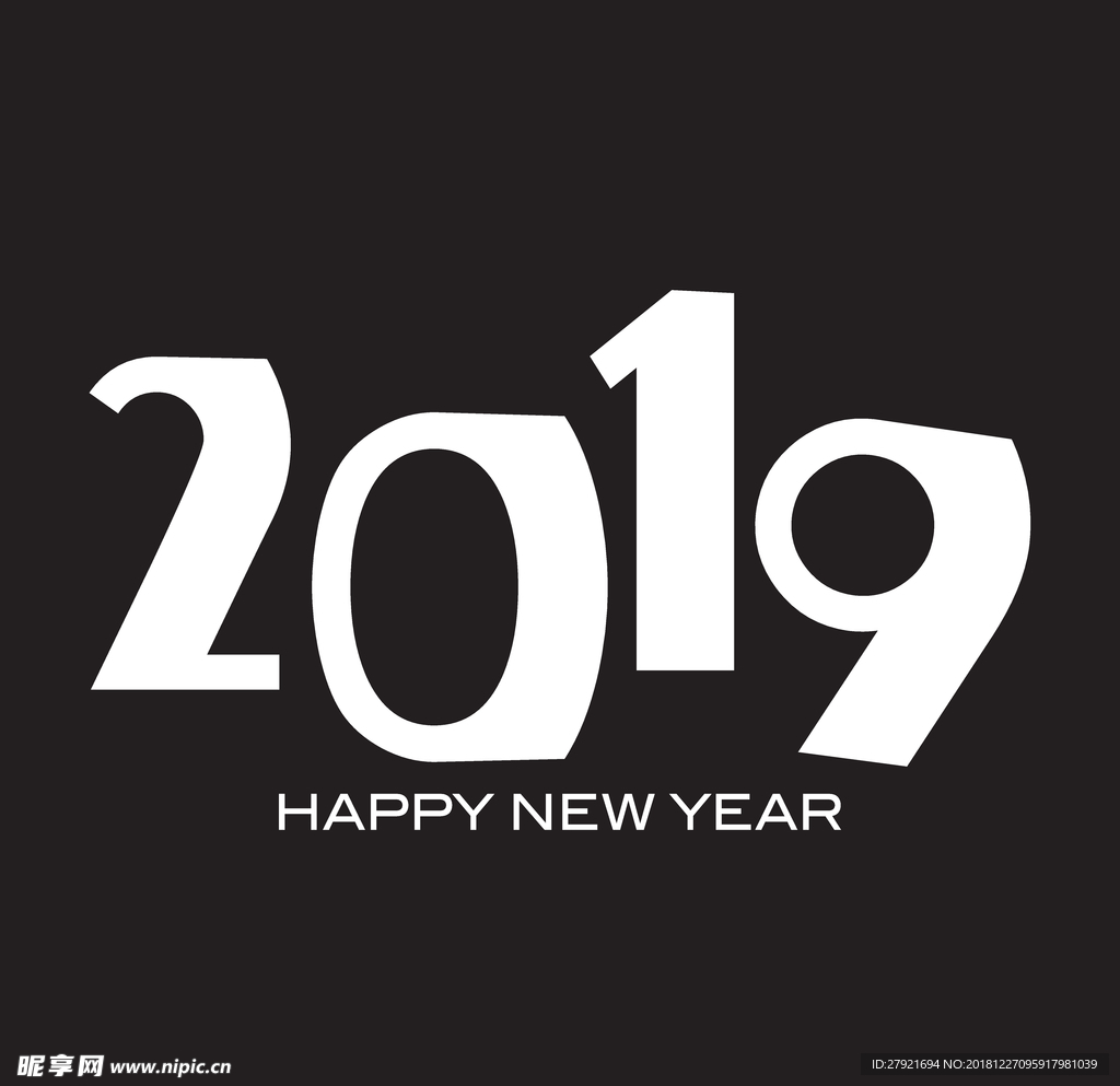 2019新年 海报设计 猪年
