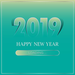 2019新年 海报设计 猪年