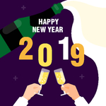 2019新年 海报设计 猪年