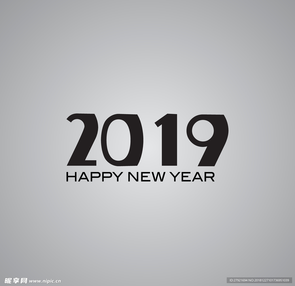 2019新年 海报设计 猪年