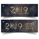 2019新年 海报设计 猪年