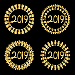 2019新年 海报设计 猪年