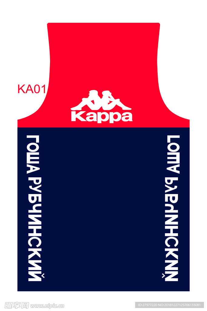服装设计 kappa T恤