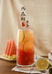 西瓜柠檬果茶
