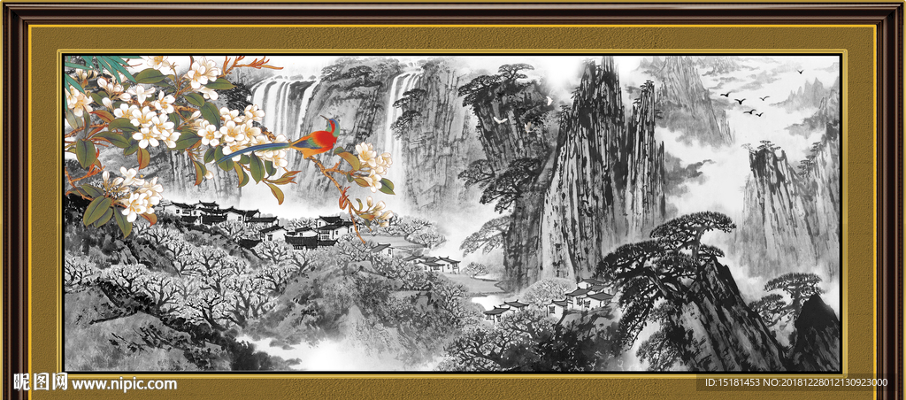 国画山水