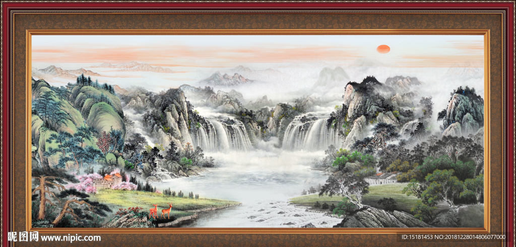 国画泰山