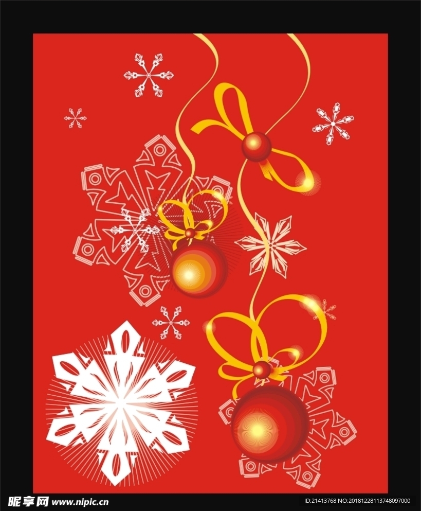 雪花圣诞底纹