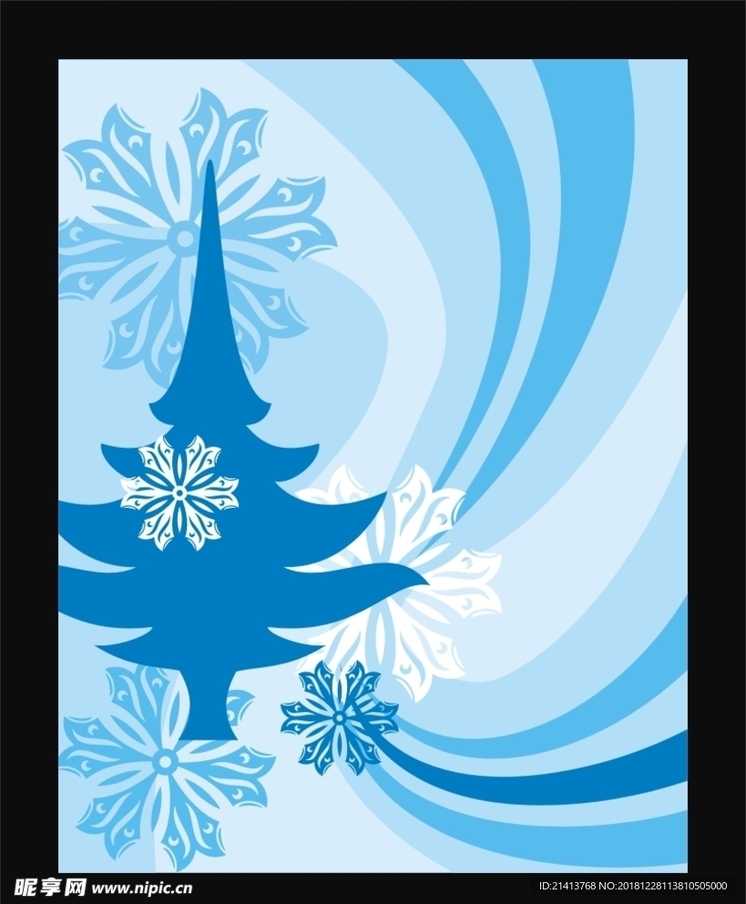 雪花圣诞底纹