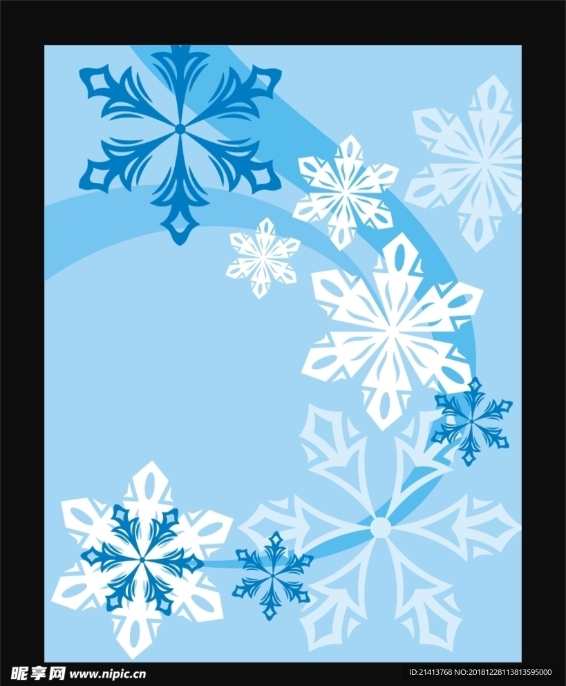 雪花圣诞底纹