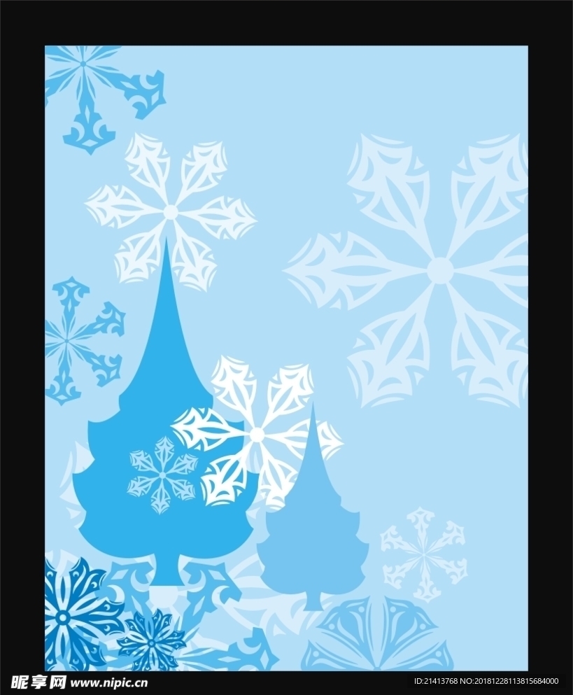 雪花圣诞底纹