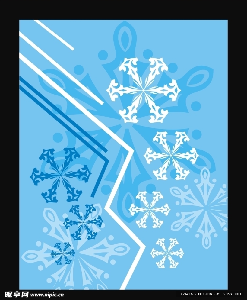 雪花圣诞底纹