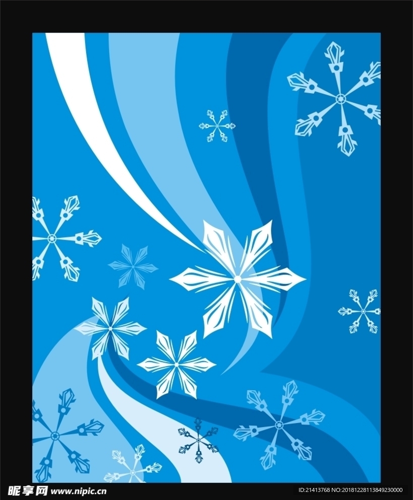 雪花圣诞底纹