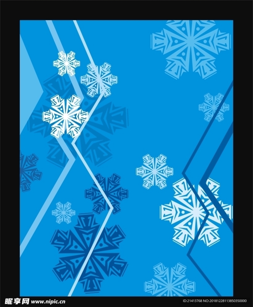 雪花圣诞底纹