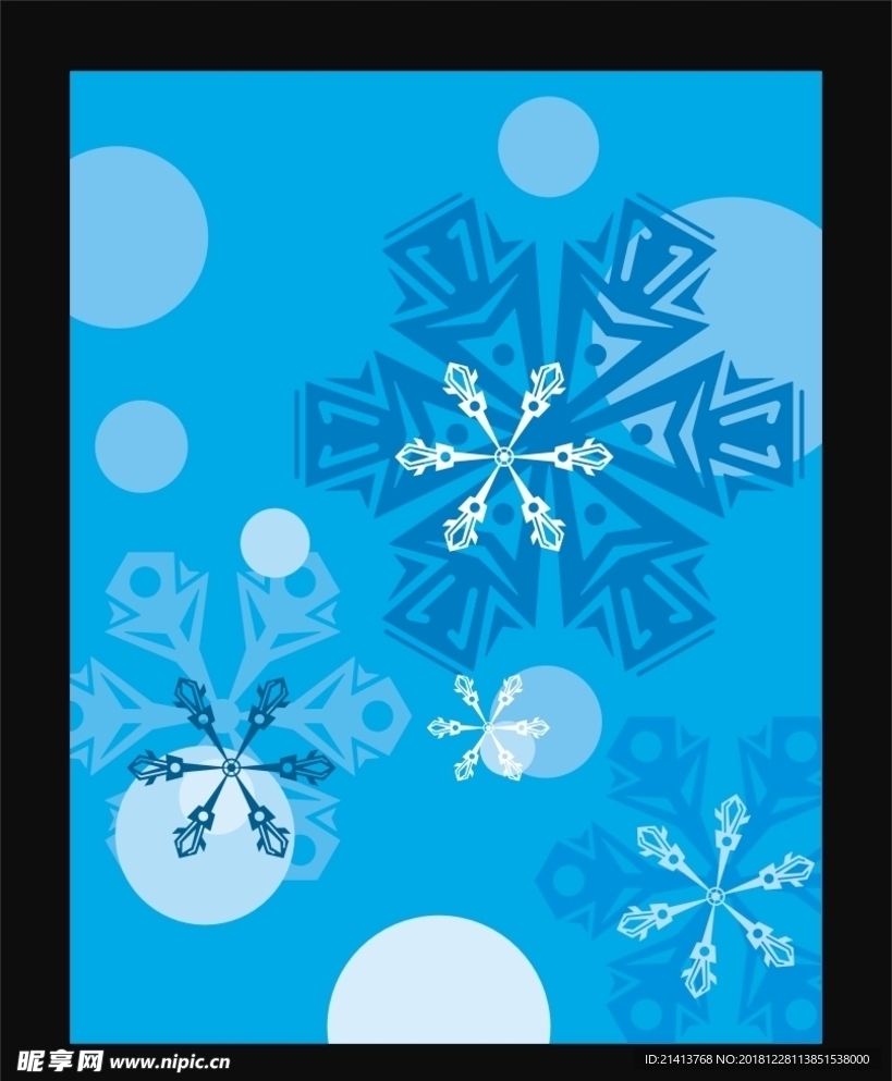 雪花圣诞底纹