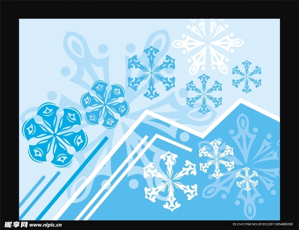 雪花圣诞底纹
