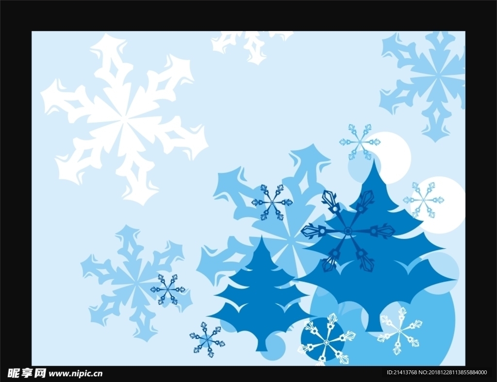 雪花圣诞底纹