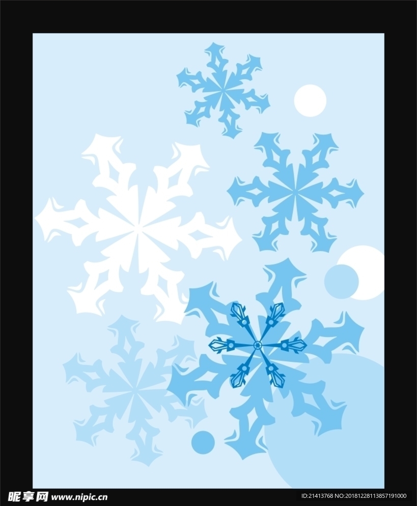 雪花圣诞底纹