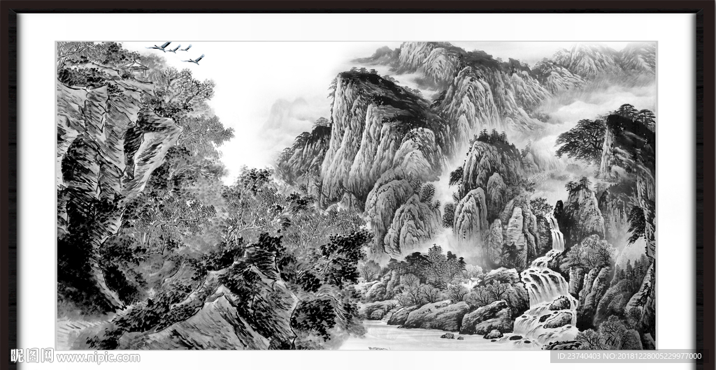 国画山水