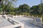 公园水边建筑景观环境