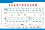 学生公寓逃生示意图