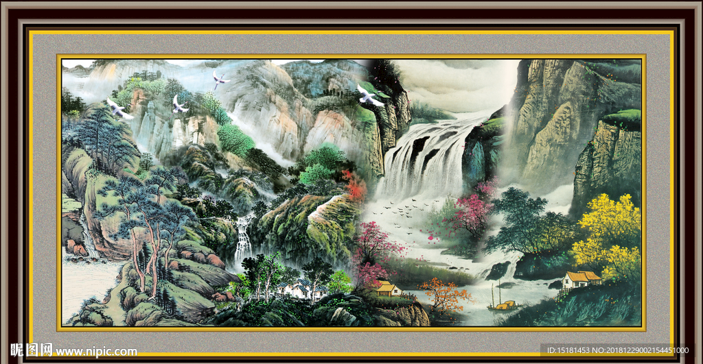 山水国画