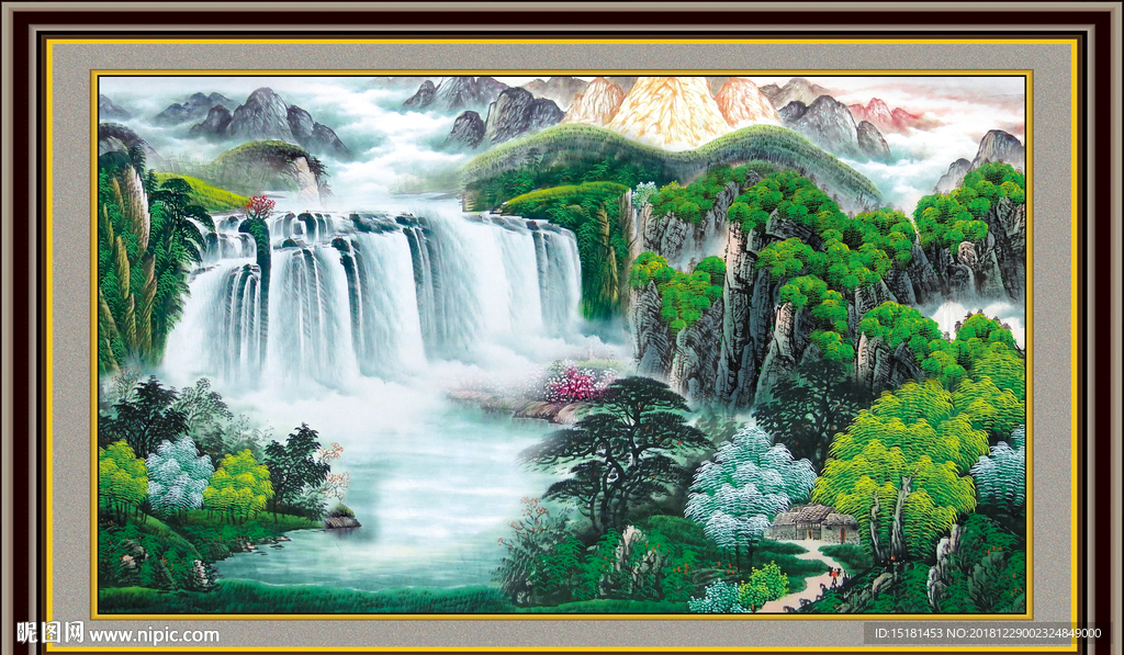山水国画