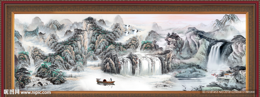 山水国画