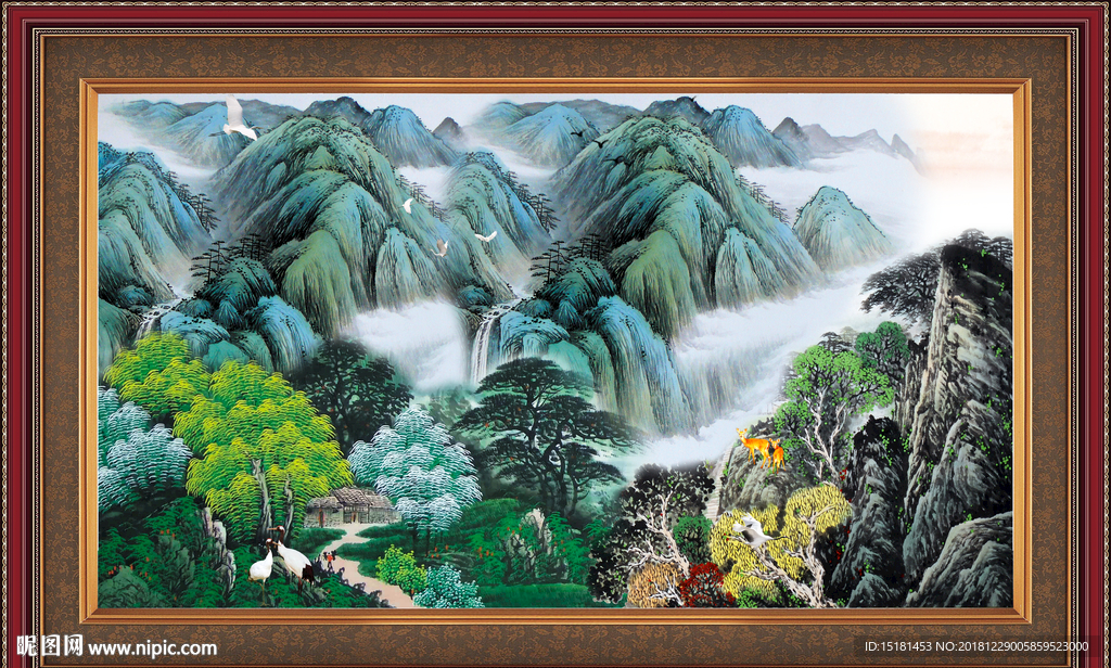 山水国画