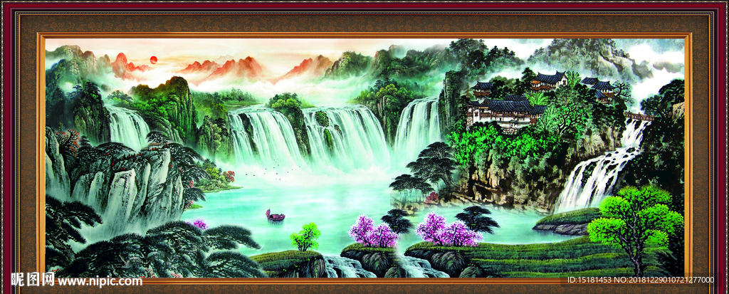 山水国画