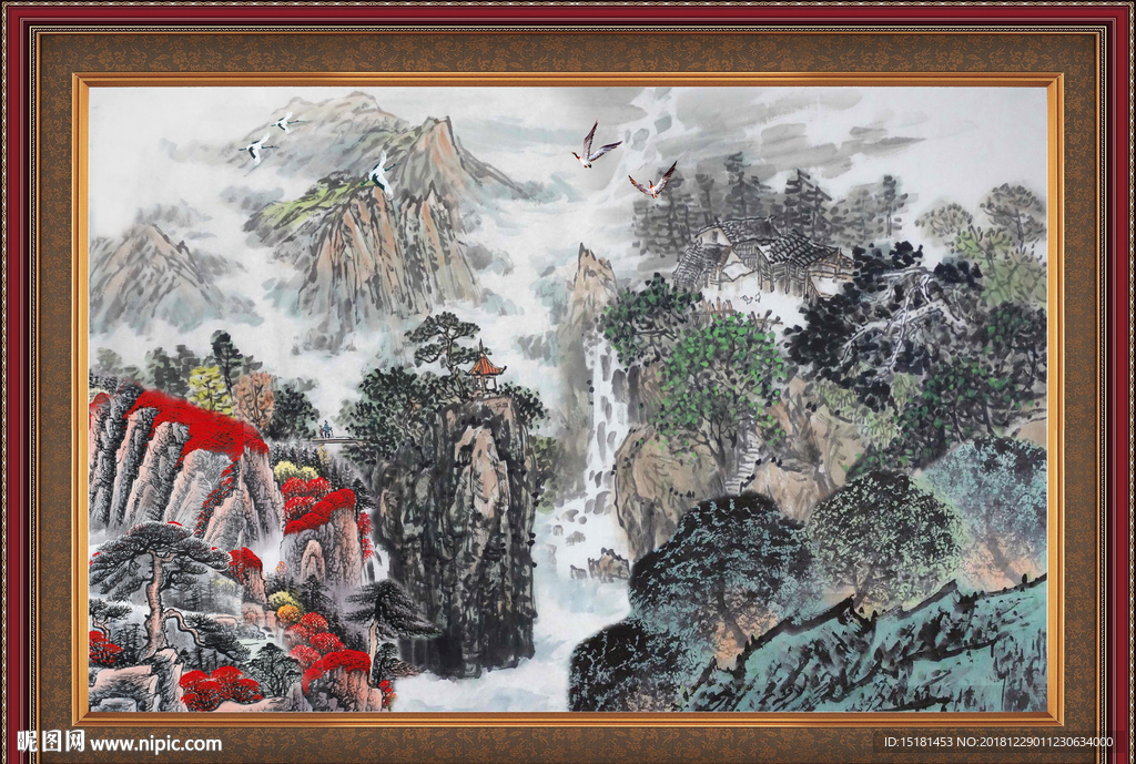 山水国画