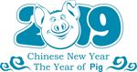 2019猪年logo