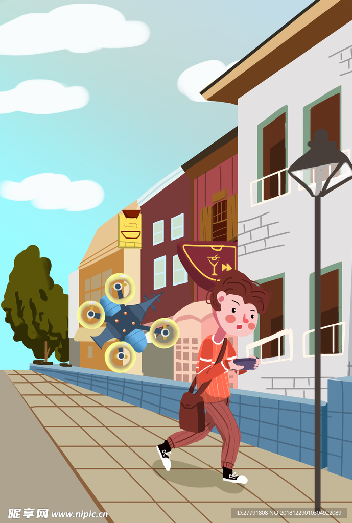 手绘插画