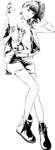 清新马尾辫女孩速写高清矢量文件