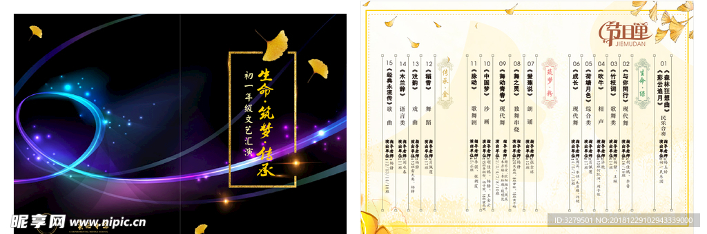 炫彩高档节目单