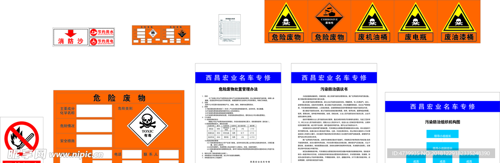 汽修厂环保标牌