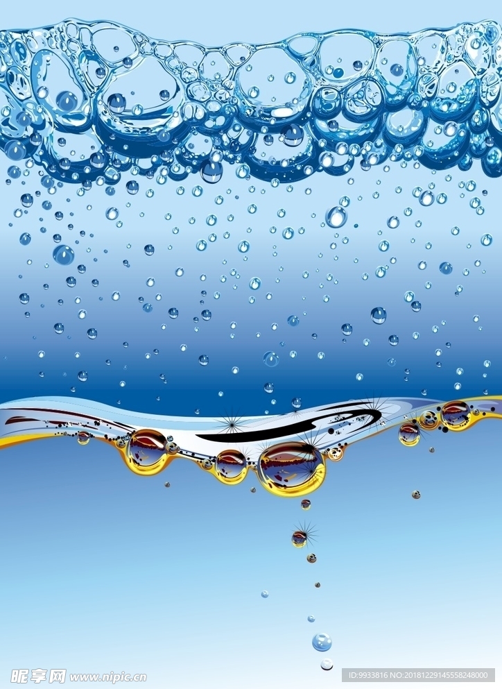 水珠矢量图