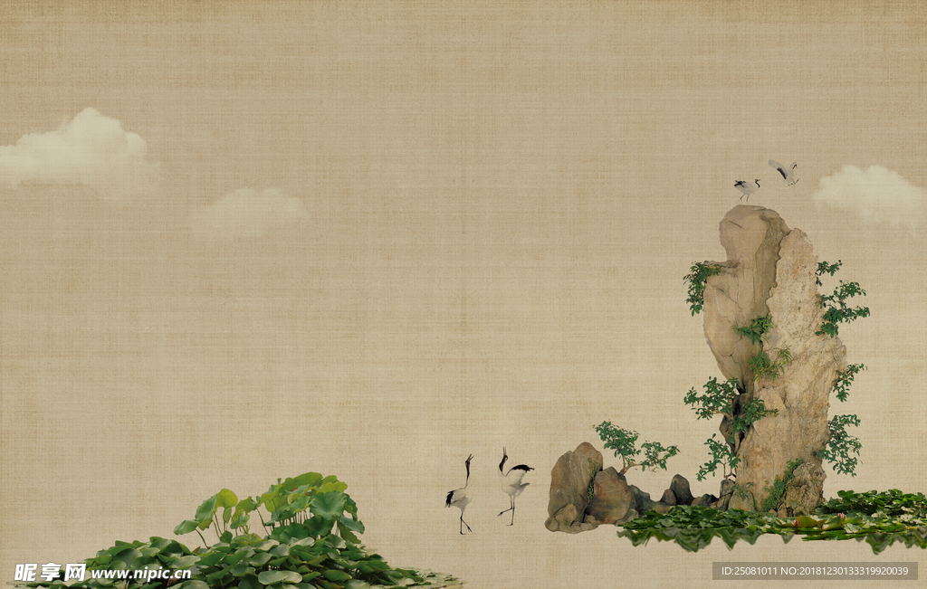 古风山水