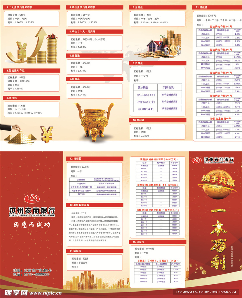 折页四折页
