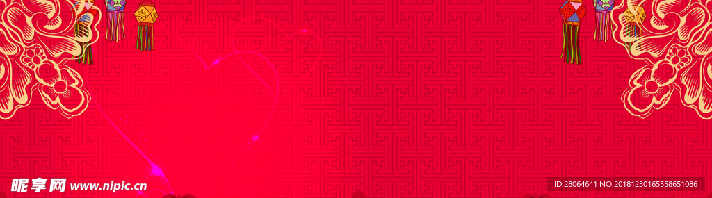 中国红 新年背景 红色